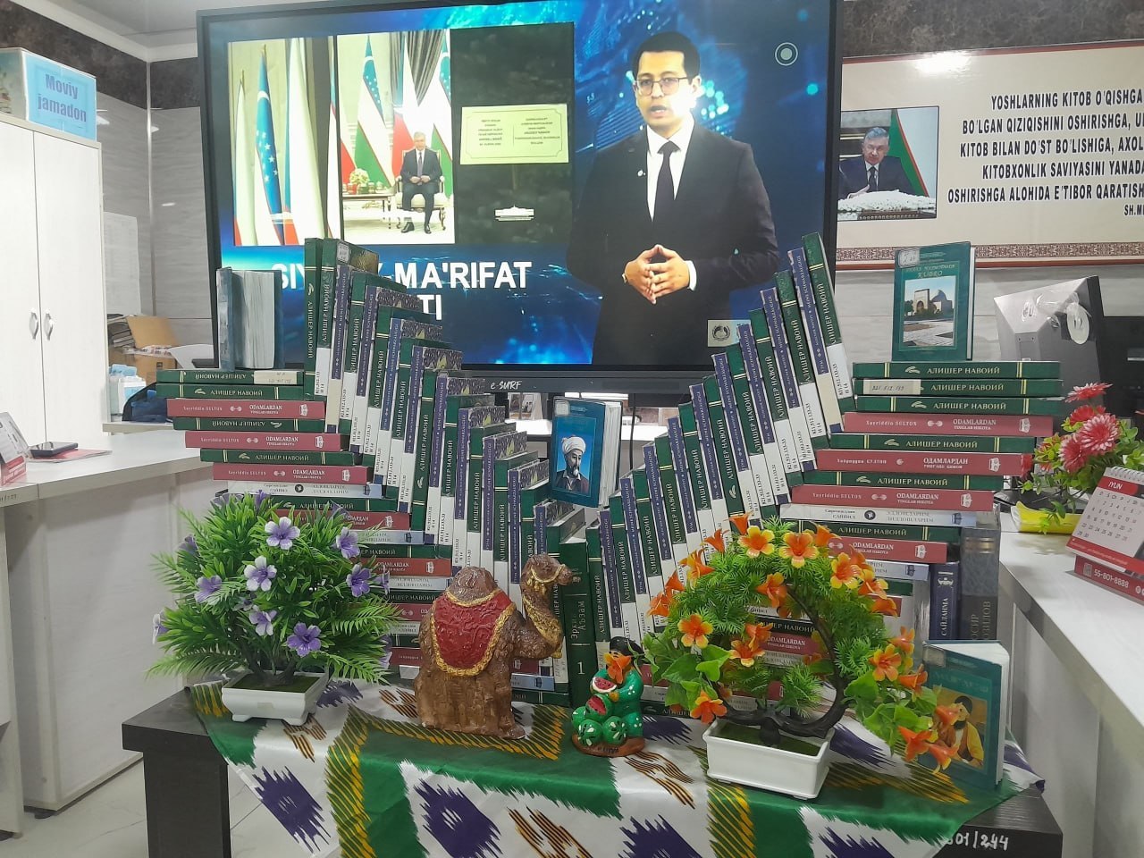 NAVBATDAGI “SIYOSIY-MA’RIFAT SOATI” BO‘LIB O‘TDI
