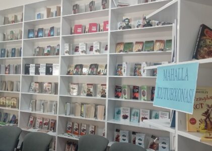 Mahalla kutubxonasiga uslubiy yordam ko’rsatildi