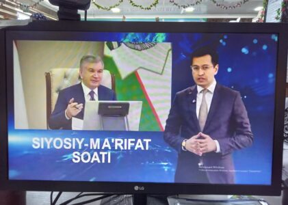 NAVBATDAGI “SIYOSIY-MA’RIFAT SOATI” BO‘LIB O‘TDI