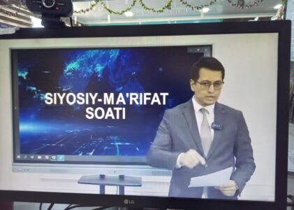 NAVBATDAGI “SIYOSIY-MA’RIFAT SOATI” BO‘LIB O‘TDI