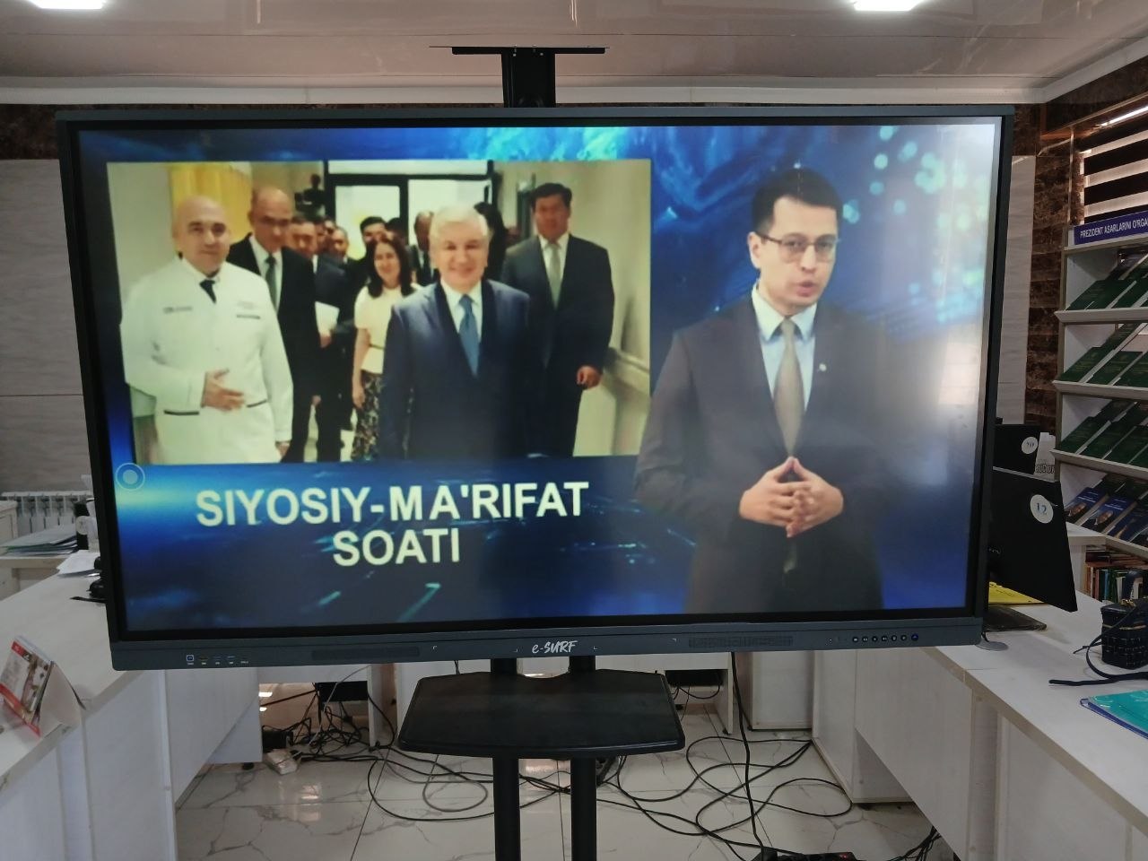NAVBATDAGI “SIYOSIY-MA’RIFAT SOATI” BO‘LIB O‘TDI