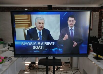 NAVBATDAGI “SIYOSIY-MA’RIFAT SOATI” BO‘LIB O‘TDI