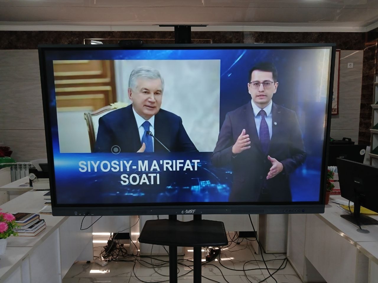 NAVBATDAGI “SIYOSIY-MA’RIFAT SOATI” BO‘LIB O‘TDI