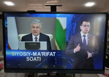 NAVBATDAGI “SIYOSIY-MA’RIFAT SOATI” BO‘LIB O‘TDI