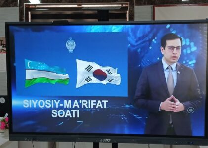 NAVBATDAGI “SIYOSIY-MA’RIFAT SOATI” BO‘LIB O‘TDI