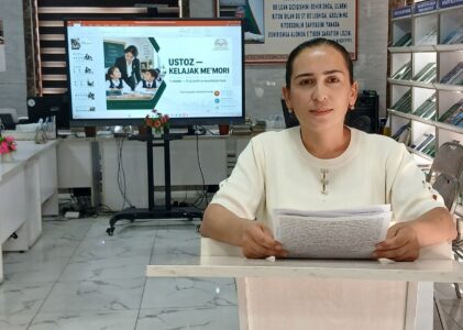 “Ustoz – kelajak me’mori!” mavzusida “Ma’rifat soati”